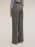 Pinstripe lurex palazzo trousers image number 1
