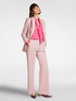 Milano knit fabric double-breasted blazer jacket image number 6