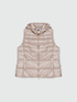 Sleeveless down jacket with Sorona® Aura padding image number 4