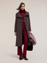Tailored coat with belt image number 0