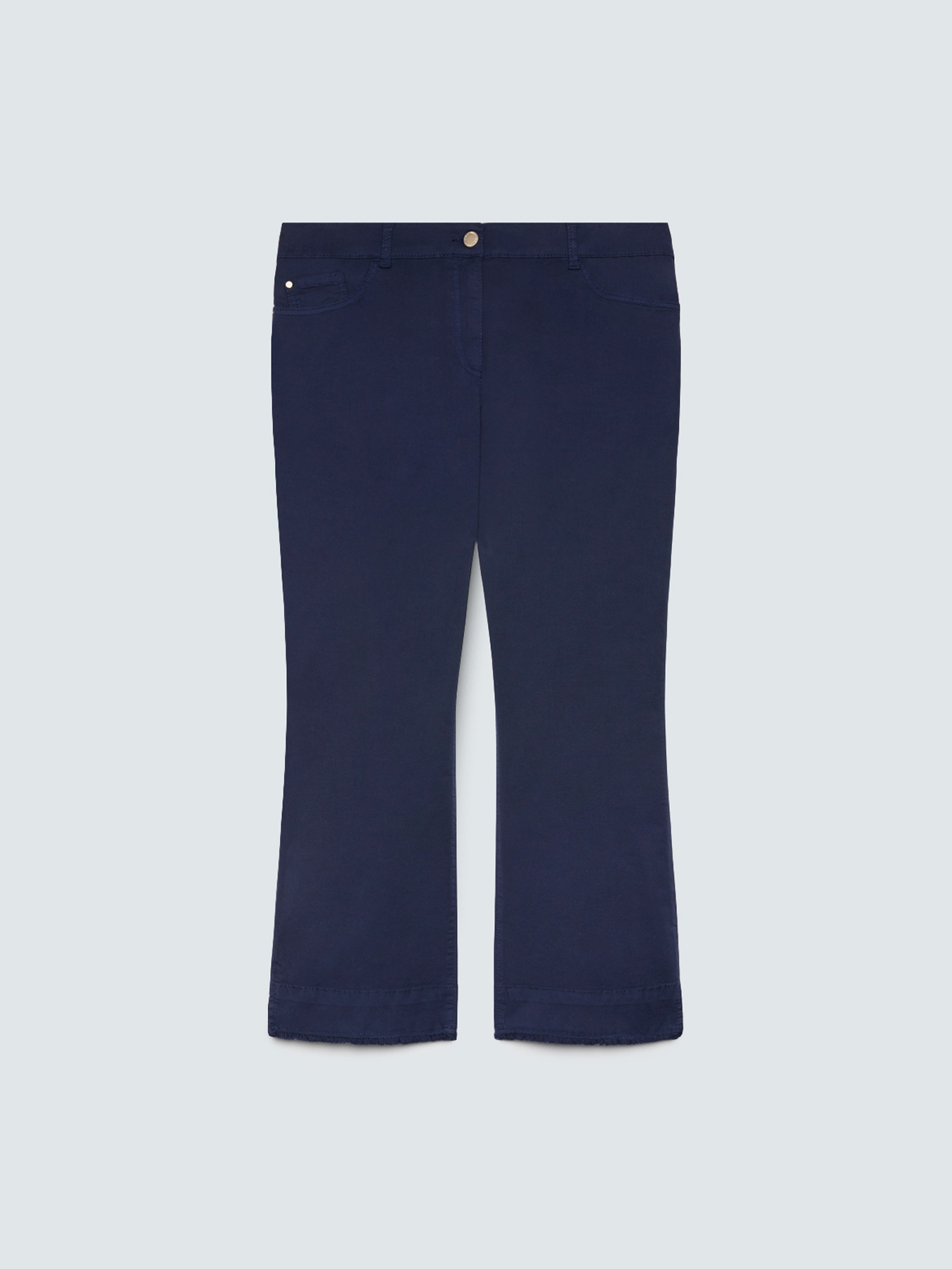 Kick-Flare-Hose aus leichter Baumwolle image number 5