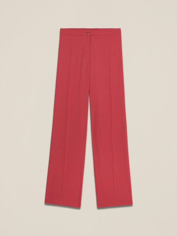 Pantalones palazzo de tejido fluido