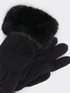Gloves with faux fur trim image number 2