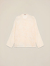Jacquard shirt with mandarin collar image number 4