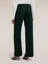 Palazzo pants with striped belt image number 1
