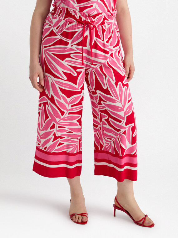 LENZING™ ECOVERO™ viscose printed trousers