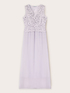 Long dress with lace top image number 6