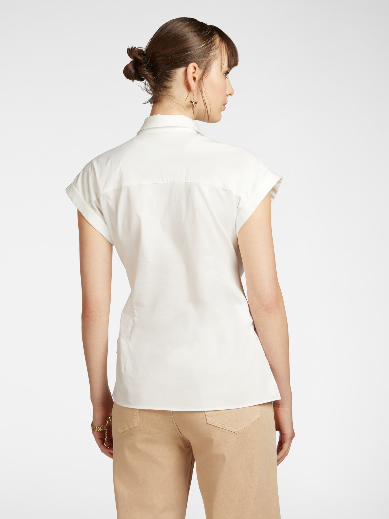 Shirt with side knot image number 1