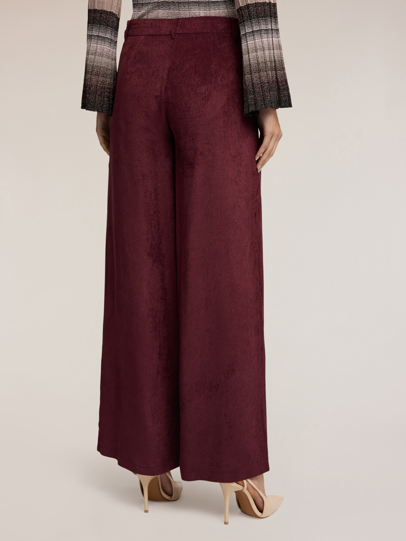Corduroy palazzo pants image number 1