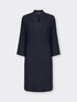Enver satin dress with V-neckline image number 4