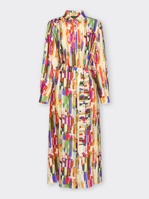 Abito chemisier stampato