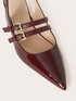 Décolleté slingback in vernice image number 3
