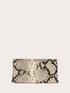 Wallet Bag in tessuto spalmato stampa pitone image number 1