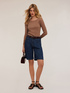 Pull double couche avec motif débardeur image number 0
