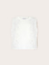 Tricou cu inserții din dantelă image number 4