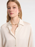 Camicia in raso stretch image number 3