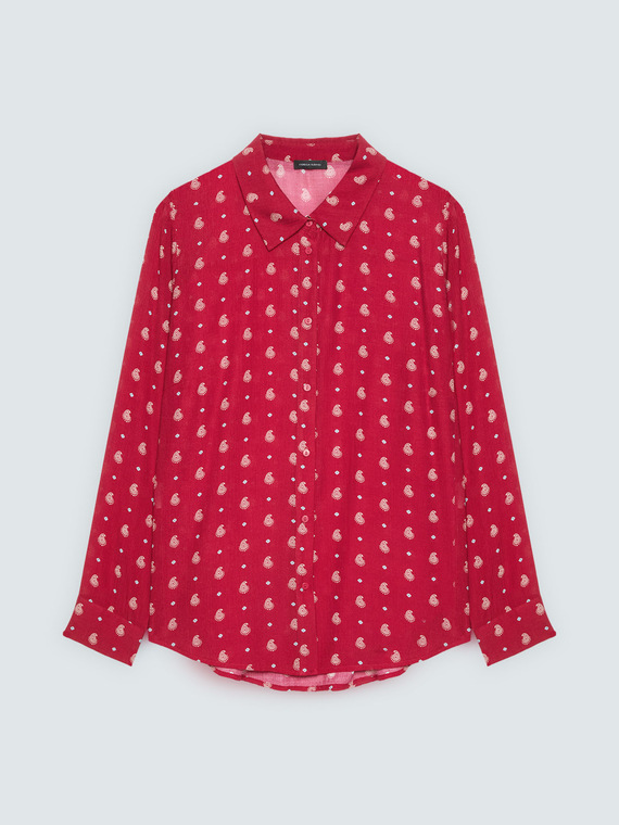 Camicia stampa micro paisley