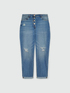 Barrel-Jeans mit Rissen image number 4