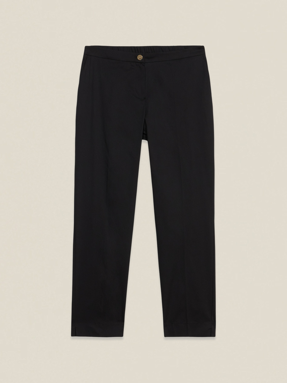 Pantalones chinos de raso de algodón