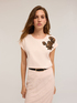 T-Shirt mit bestickter Blume image number 3