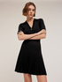 Vestito con colletto in maglia a coste image number 2