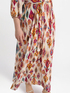 Long dress with Ikat print image number 3