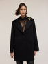 Cappotto in scuba con spilla gioiello image number 2