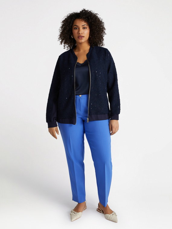 Pantaloni New York in scuba crepe