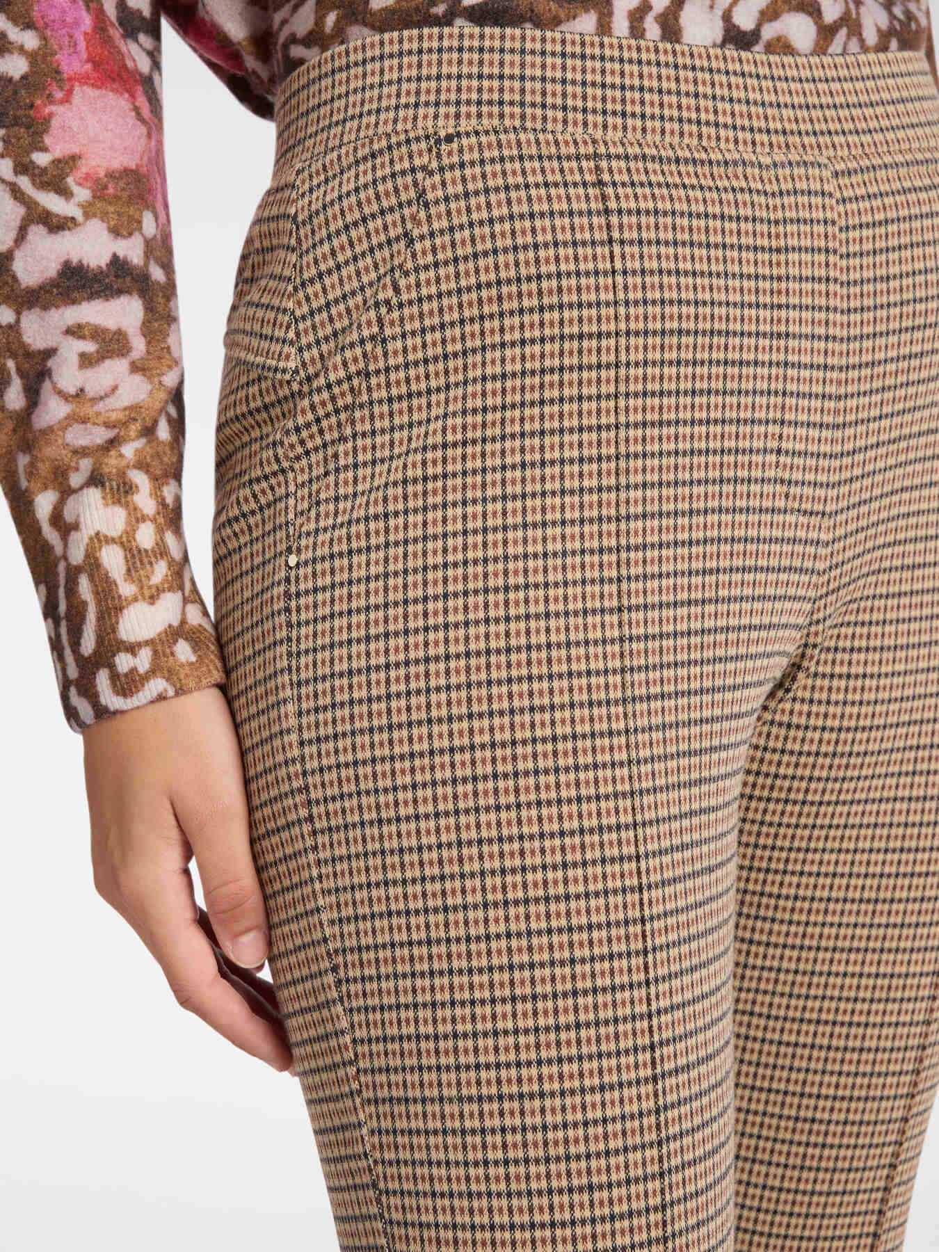 Jacquard-Jeggings zum &Uuml;berziehen image number 3