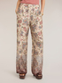Pantalon palazzo en satin de viscose image number 0