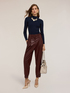 Fitted ribbed turtleneck sweater image number 2