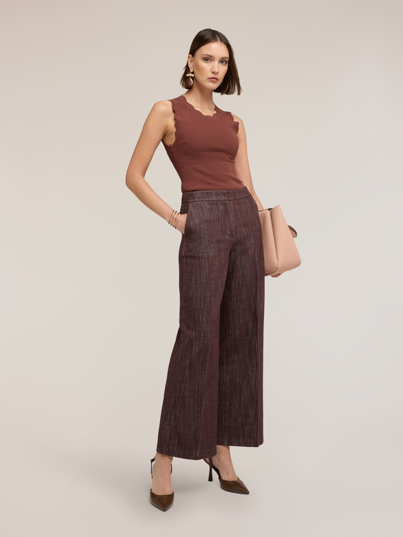 Cotton palazzo pants image number 2