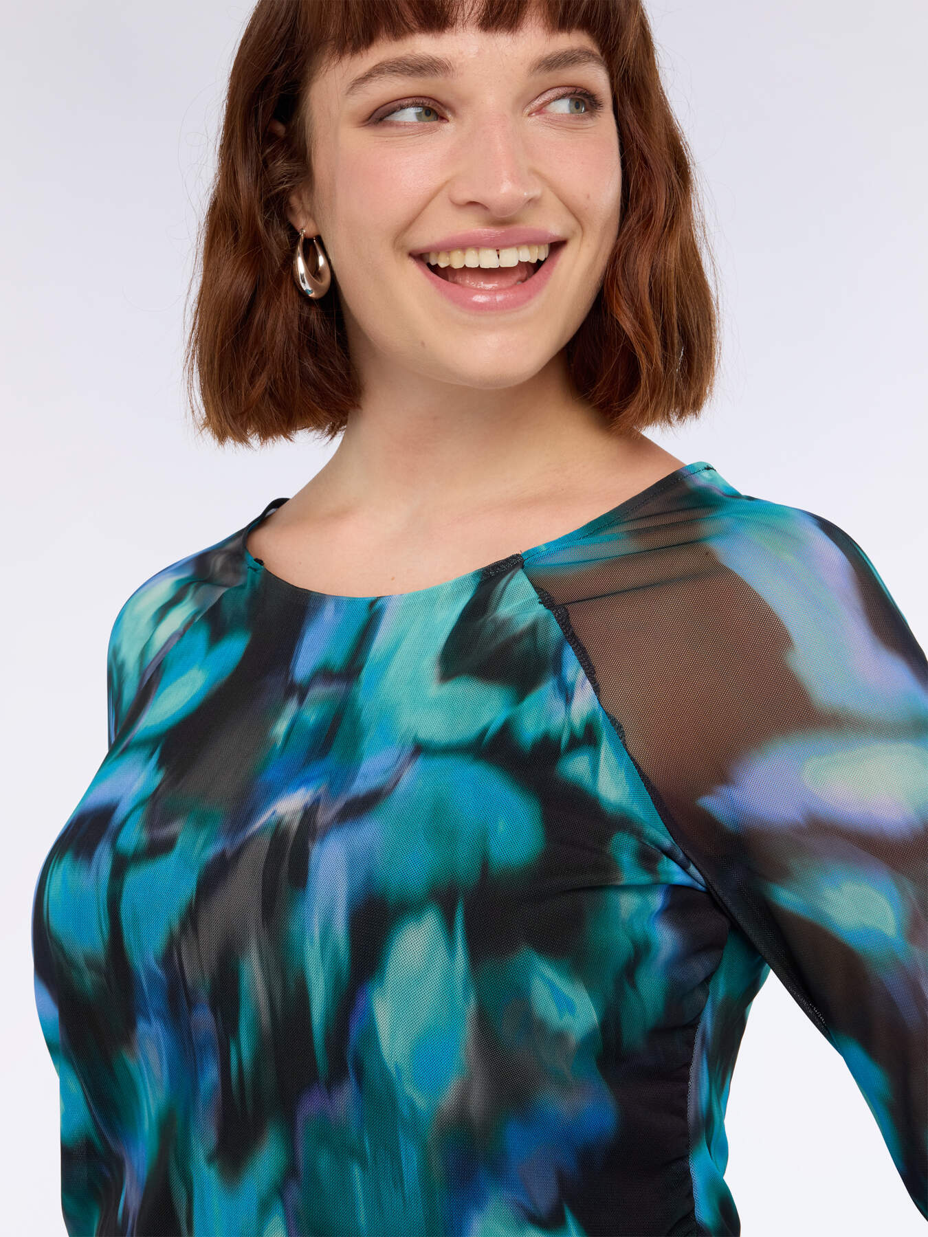 T-Shirt mit Farbverlauf-Druck image number 3