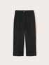 Wide-leg trousers in cotton-blend technical fabric image number 3