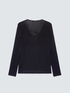 T-Shirt aus Wollmischung mit Spitze image number 4