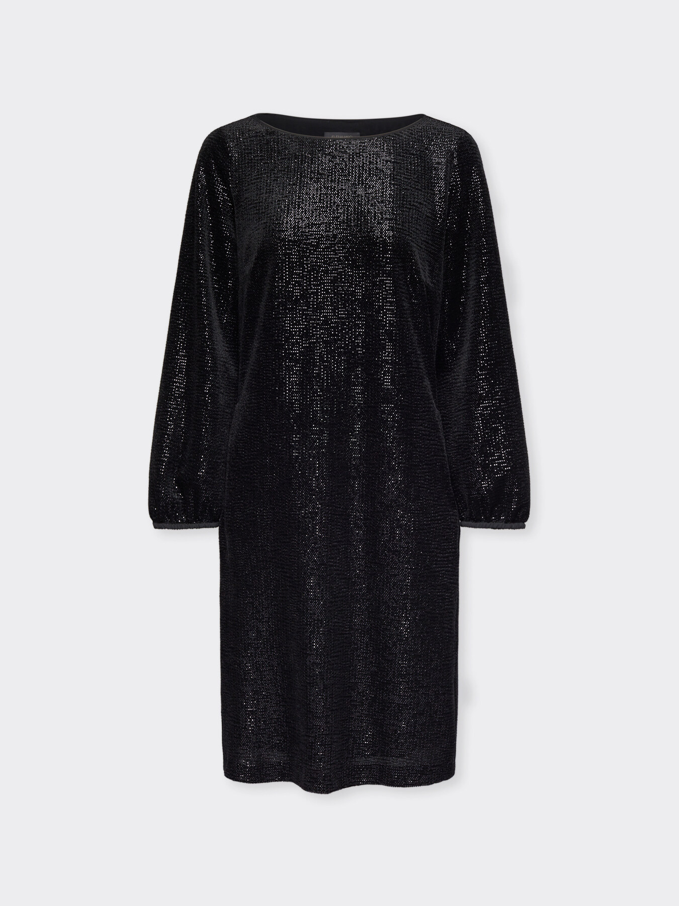 Laminated chenille dress image number 4