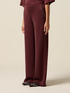 Palazzo pants in scuba fabric with welt pockets image number 3