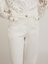 Flare-Hose mit Taschen aus Drillich image number 3