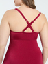 Tankini-Top mit goldenem Muster und Cut-outs image number 2