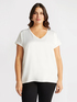 T-shirt in raso e jersey image number 2