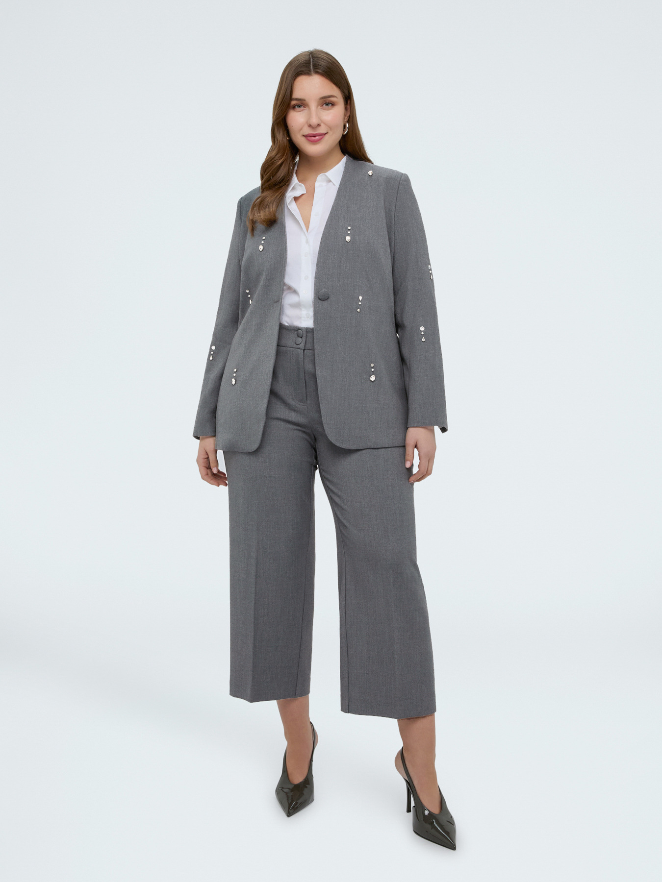 Blazer con dettagli brillanti image number 4