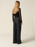 Pantaloni wide leg in flanella image number 1