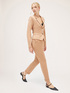 Milano knit fabric single-breasted jacket image number 3
