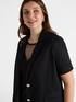 Short-sleeved cotton blazer image number 3