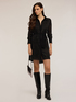 Robe chemisier avec rayures de strass image number 0