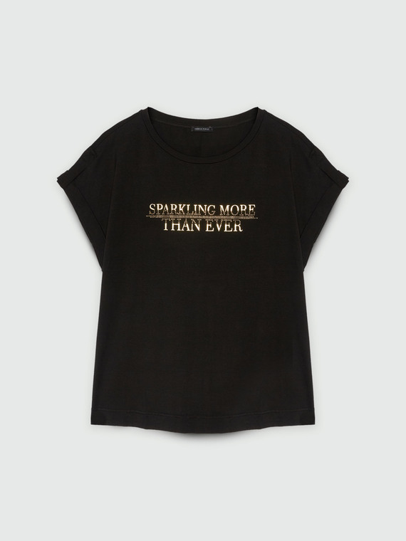 T-Shirt mit Schriftzug