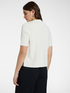 Short-sleeved viscose blend top image number 1