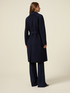 Manteau long en laine mélangée avec ceinture image number 2