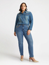 Denim shirt with chain detail image number 4