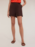 Linen viscose shorts image number 2